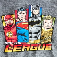 Момци на правда Лига се придружуваат на пижамите во 2 парчиња во Лигата